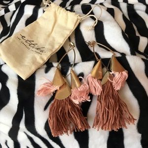 ettika | tassel statement earrings